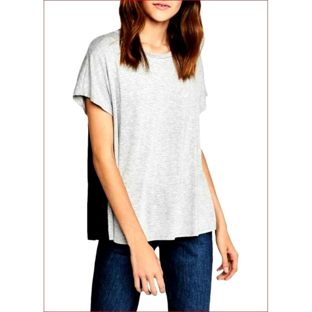 BCBGeneration women shirt top blouse ONN16A18-016 092018 grey black XXS $68